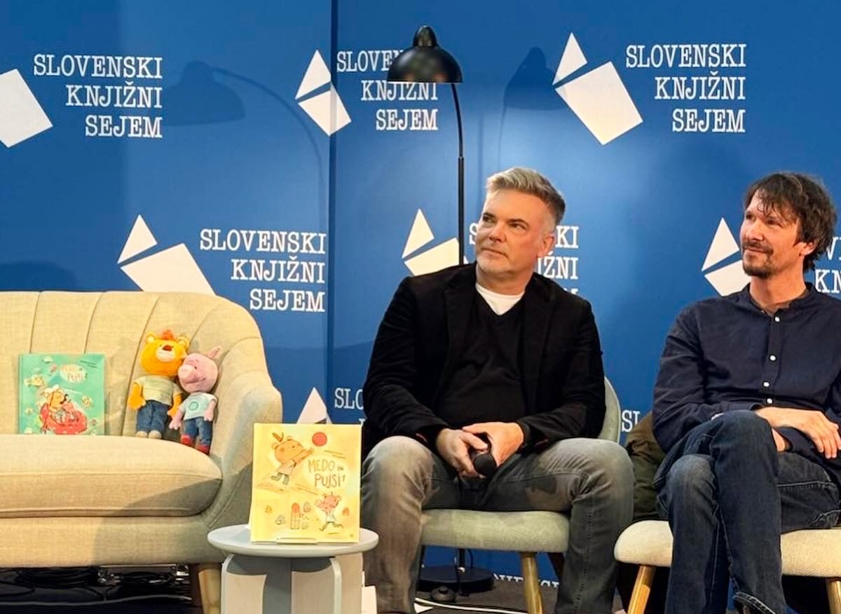 Medo in Pujsi sta obiskala 40. Slovenski knjižni sejem