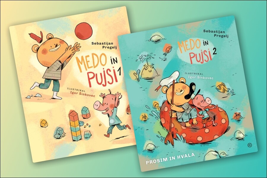 Nastaja tretja slikanica Medo in Pujsi