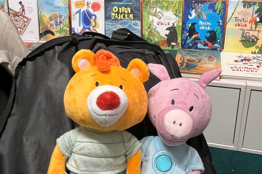 Medo in Pujsi na največjem knjižnem sejmu