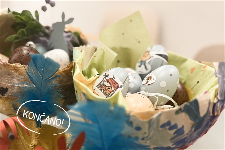 Naredi sam: Velikonočno gnezdo za pirhe