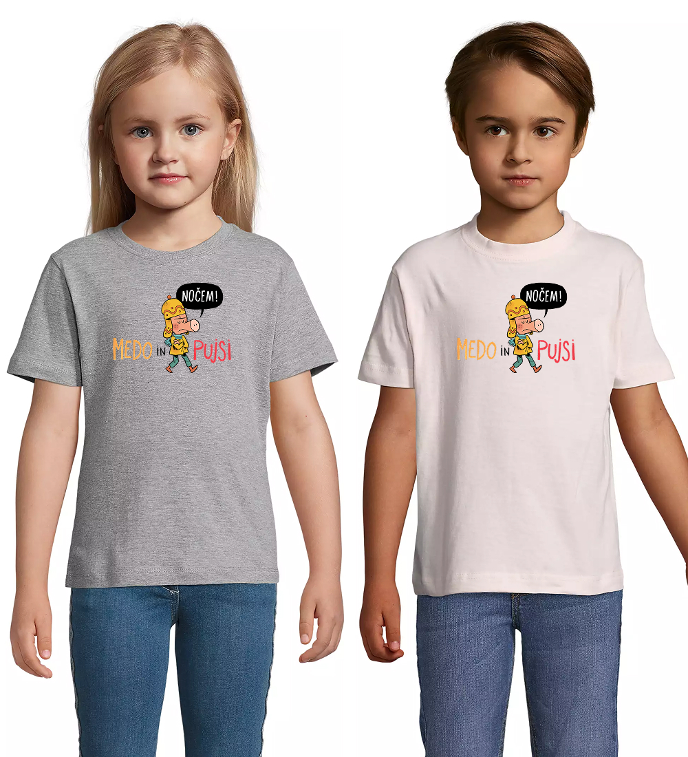 Otroška majica, motiv Pujsi, več barv